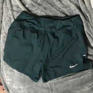 Nike women’s dark green shorts
